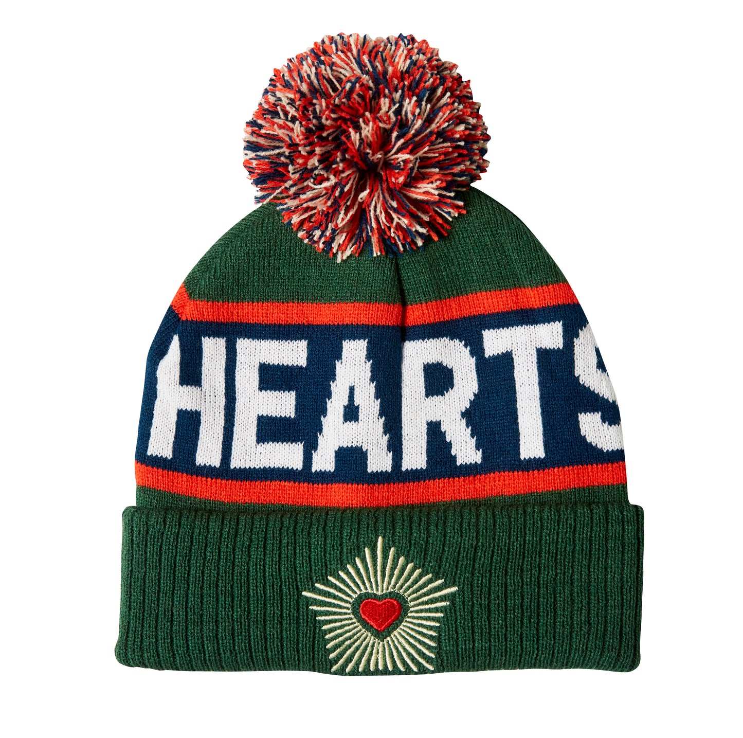 Dirigo Heart Pom-Pom Beanie