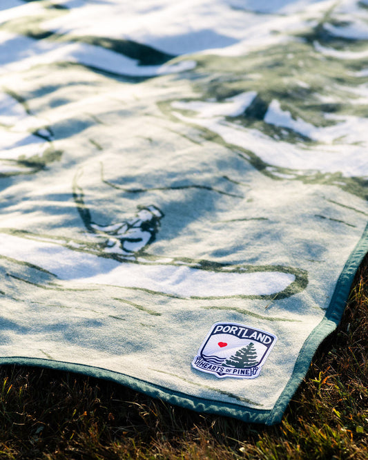 Mountains to Tides Chappy Wrap Blanket