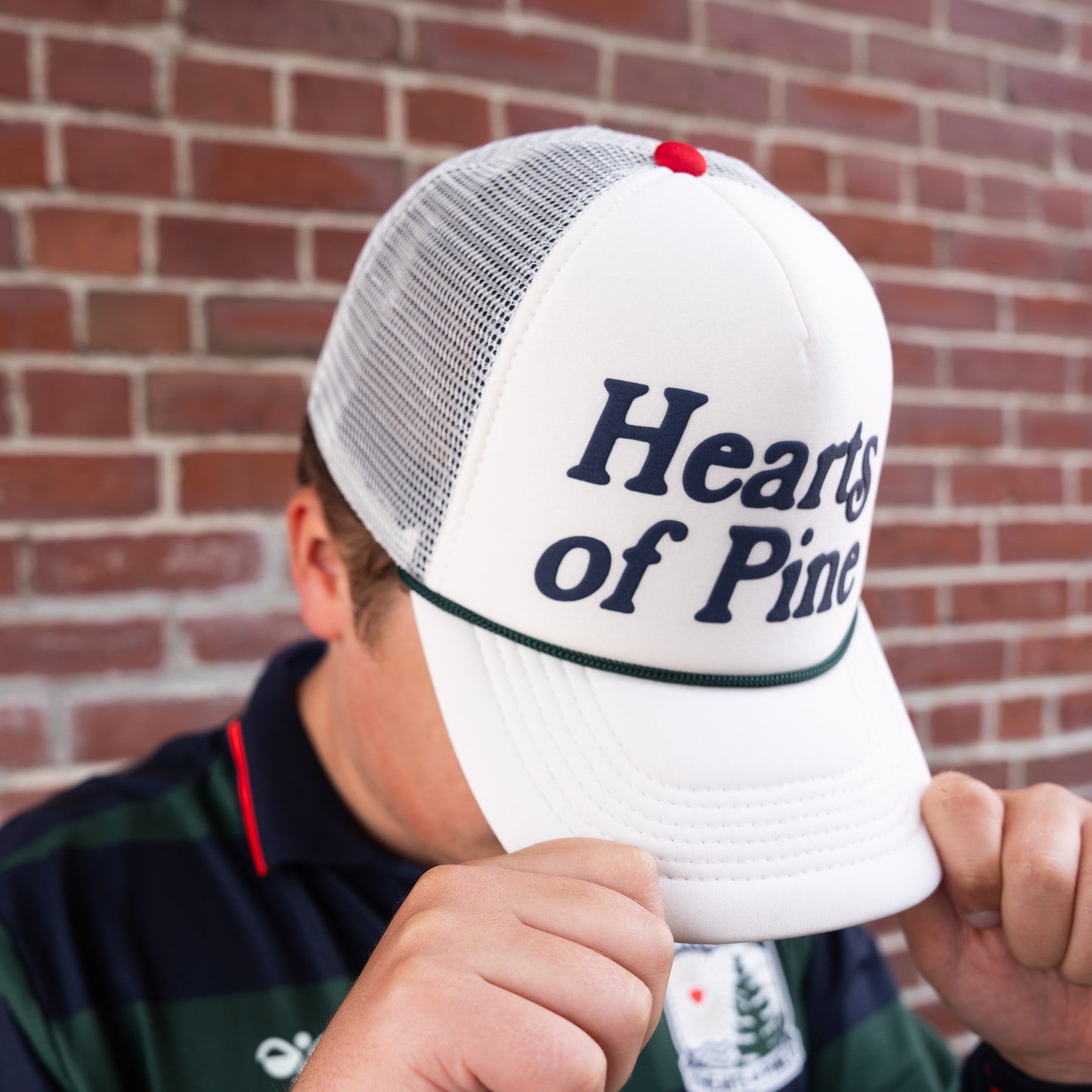 Hearts of Pine Foam Dome Trucker Hat