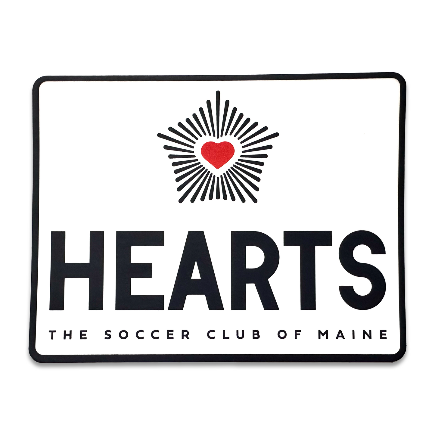Hearts Soccer Club Sticker
