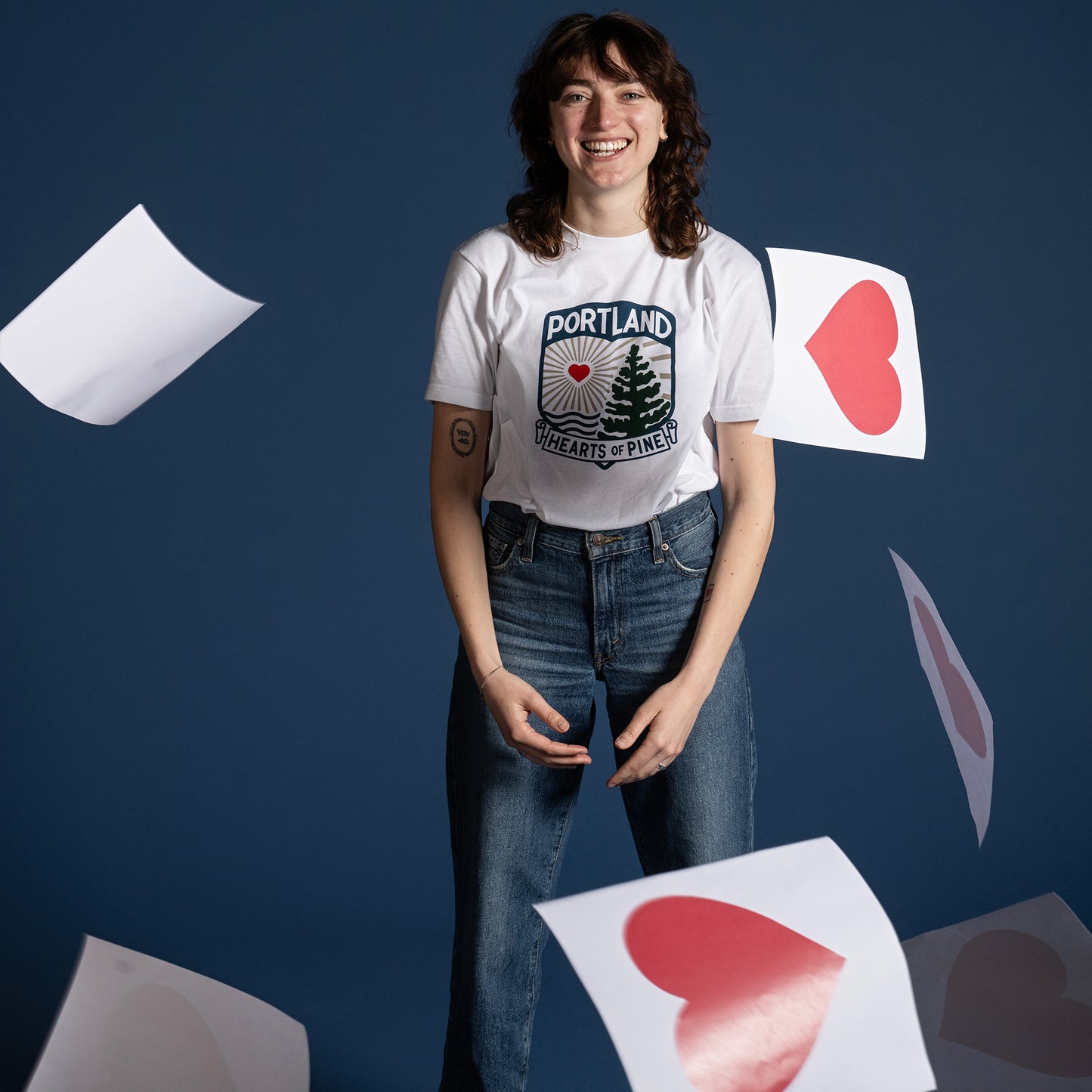 Hearts Crest T-Shirt 2024