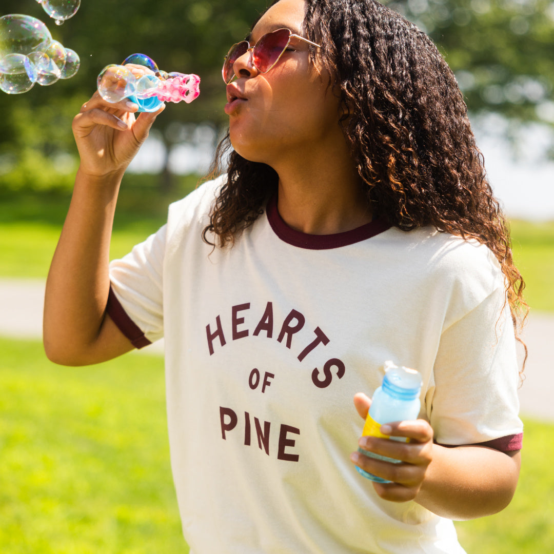 Hearts Camp Ringer T-Shirt