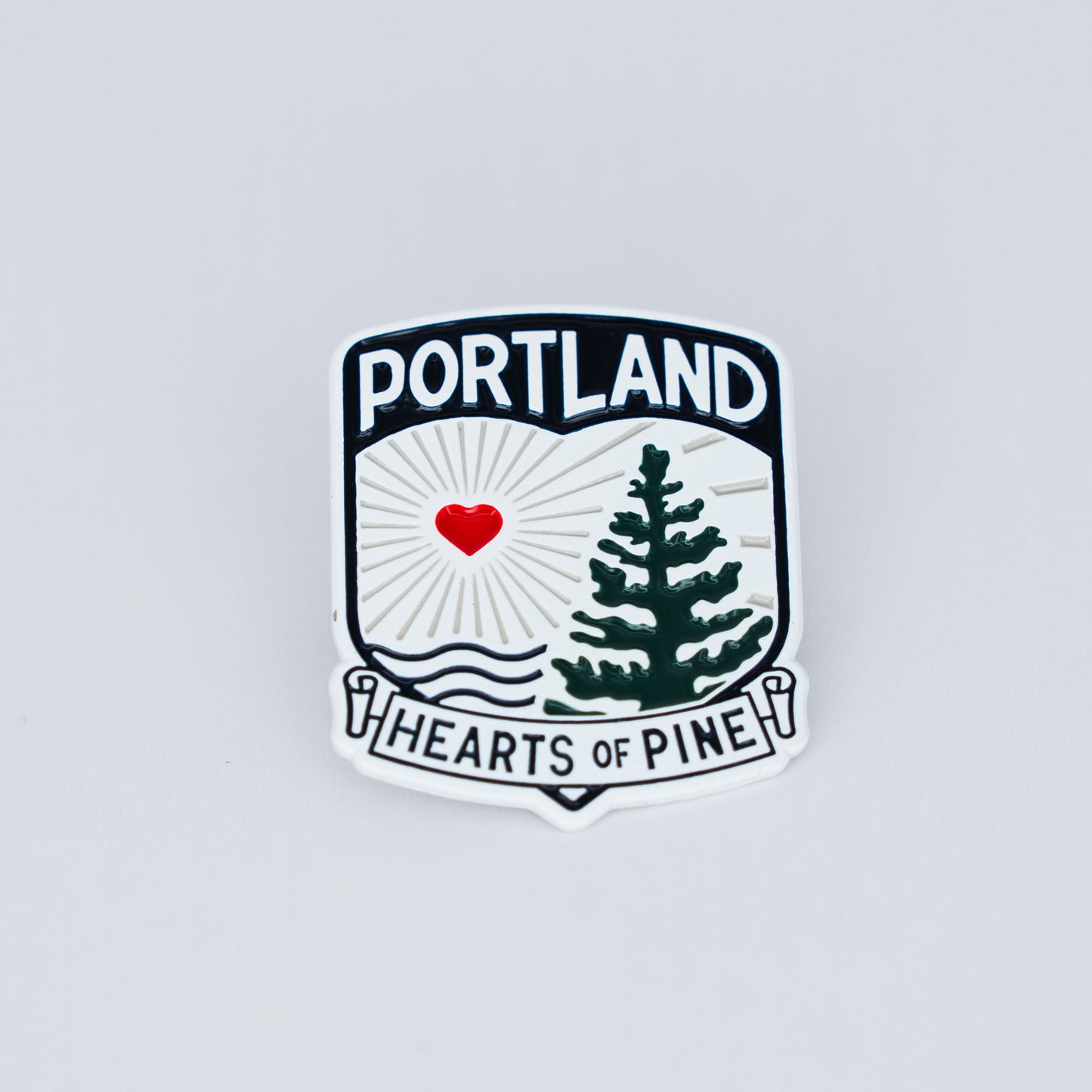 Hearts of Pine Crest Pin