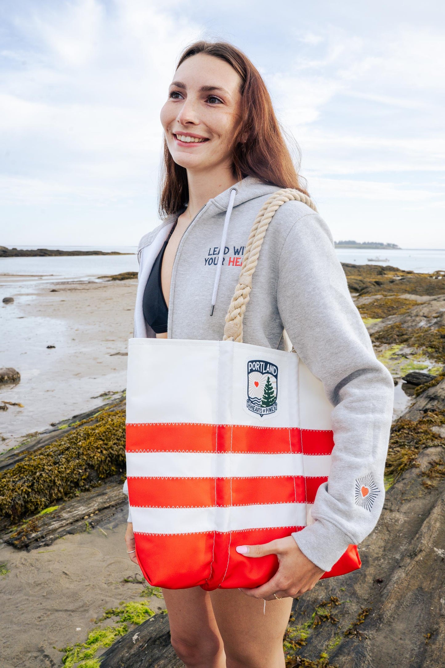 Hearts of Pine Medium Sea Bag