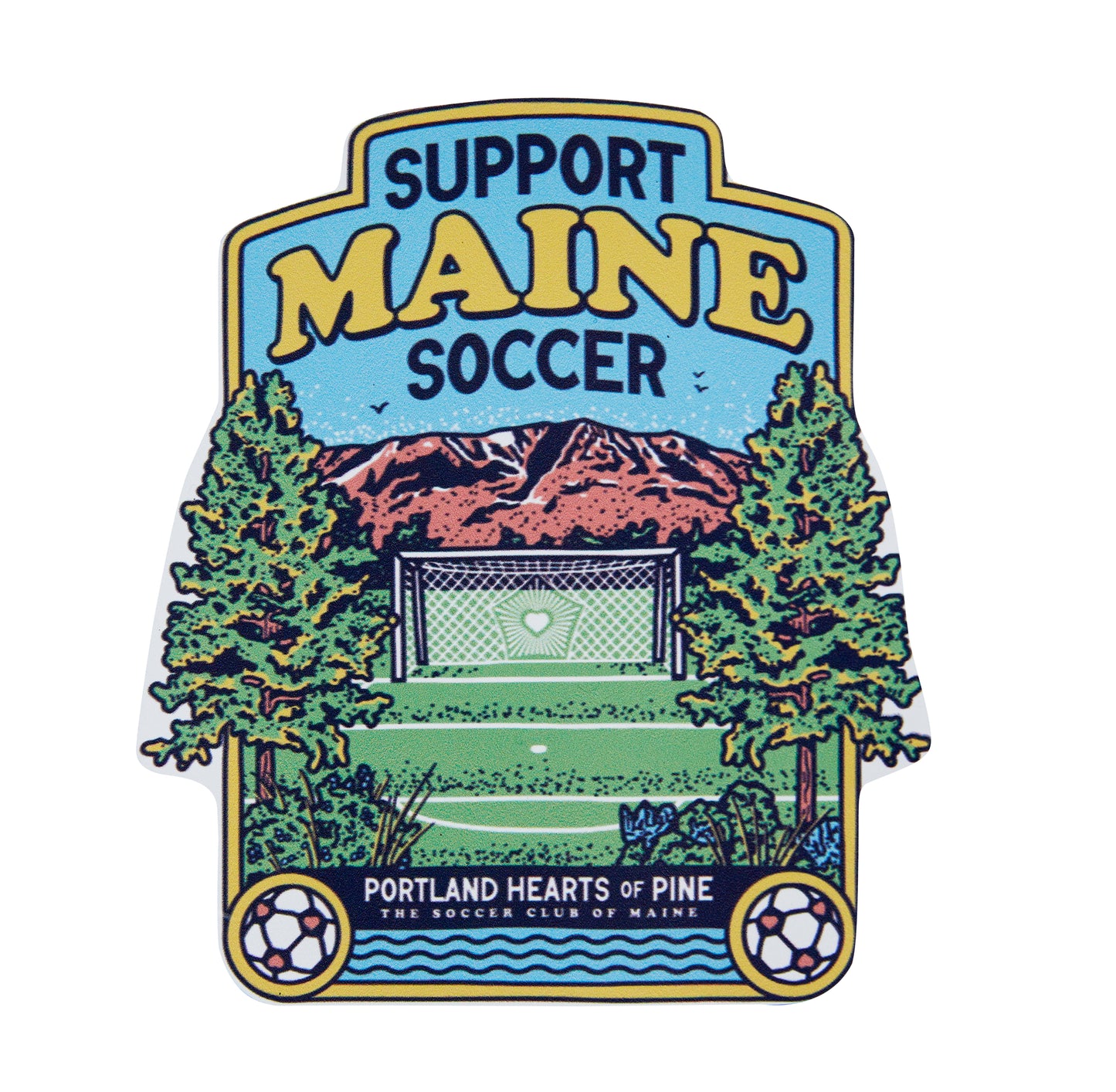 Support Maine Soccer Magnet
