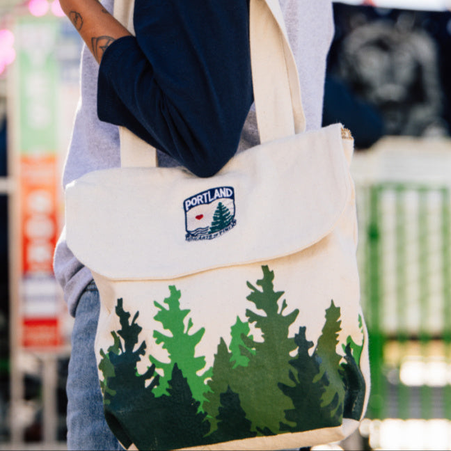Match Day Hearts Tote Backpack