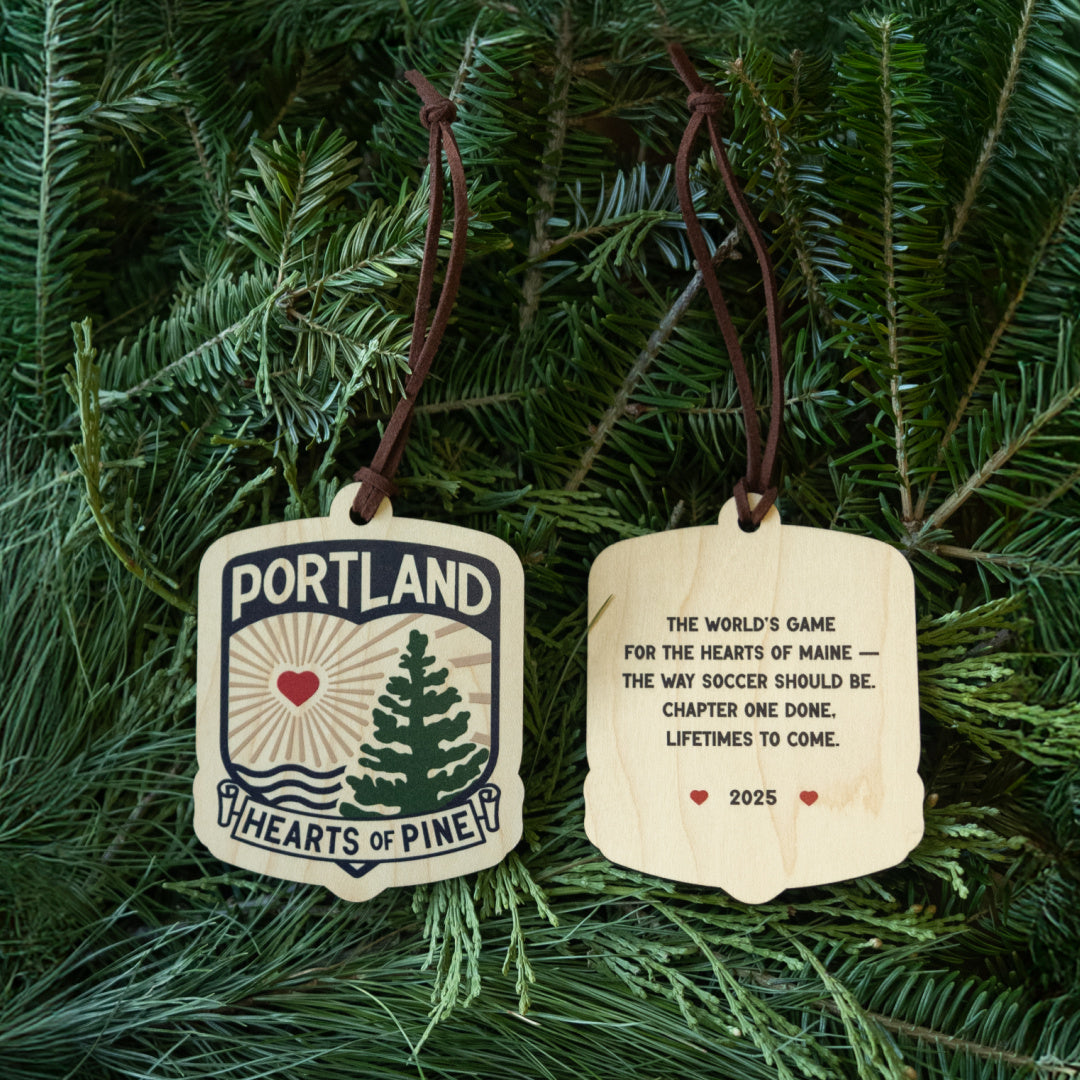 2025 Hearts of Pine Wooden Ornament