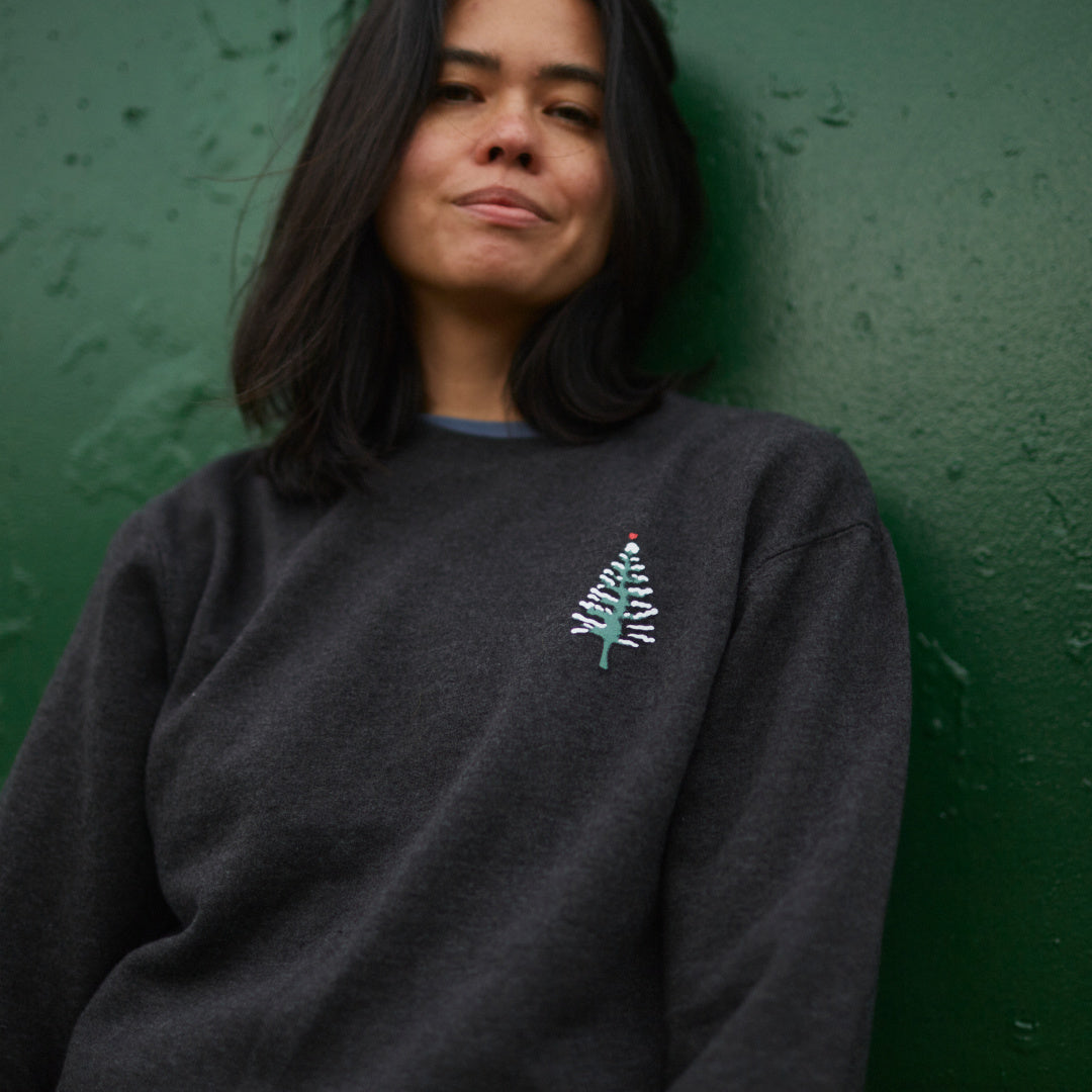 Snowy Pine Crewneck
