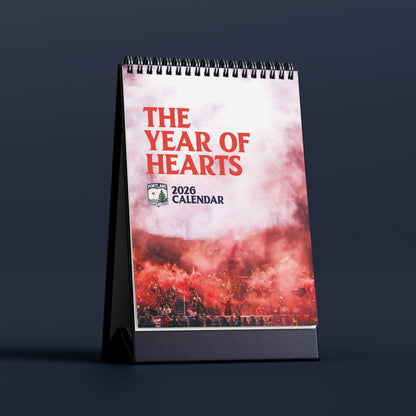 Hearts of Pine Desktop Calendar