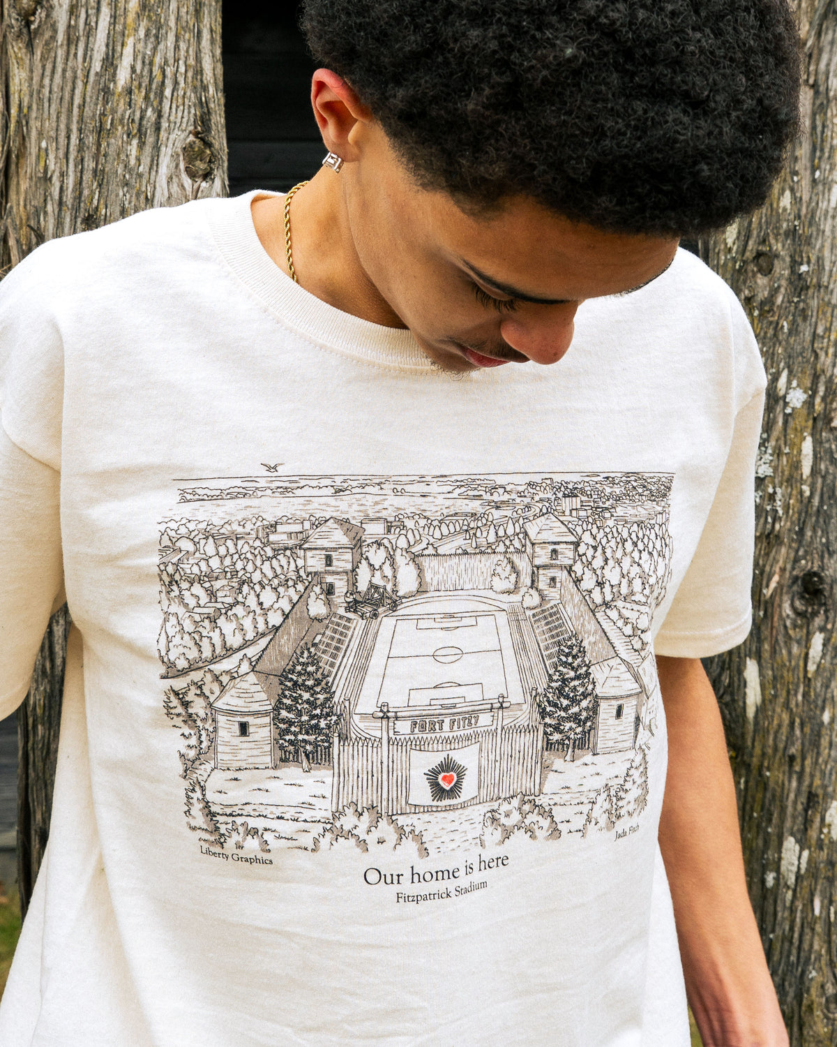 Liberty Graphics Liberty Graphics Fort Fitzy Short Sleeve T-Shirt – Hearts of Pine SC