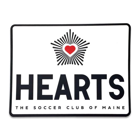 Hearts Soccer Club Sticker