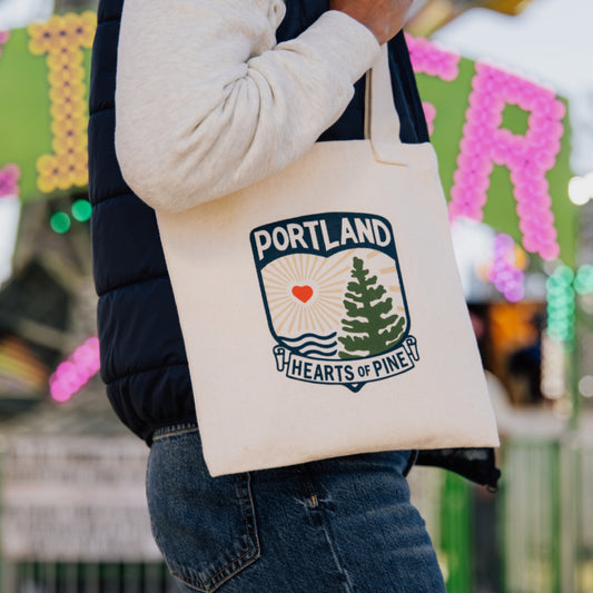 Match Day Hearts Tote Bag