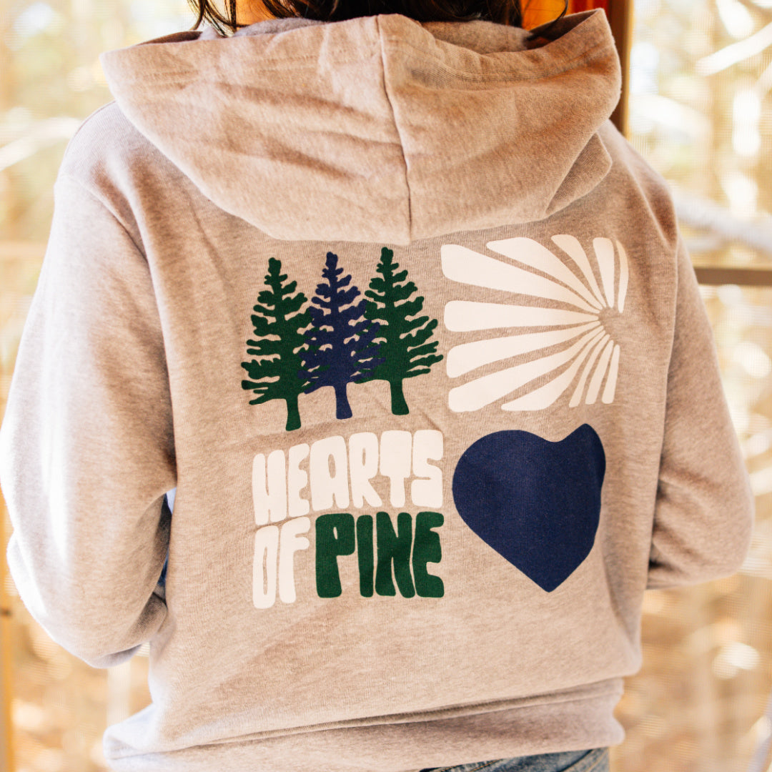 Four Square Hoodie (Women's) – Hearts of Pine SC