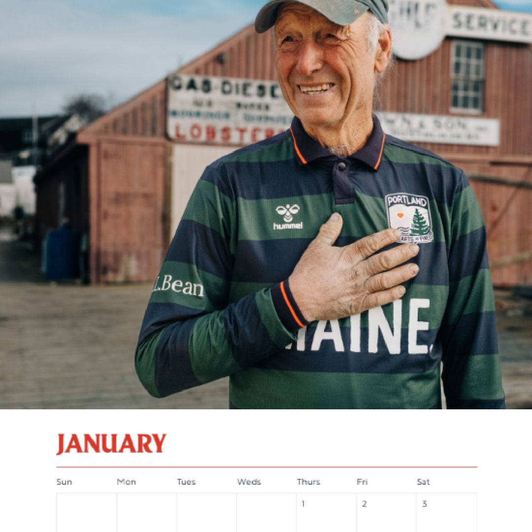 Hearts of Pine Desktop Calendar