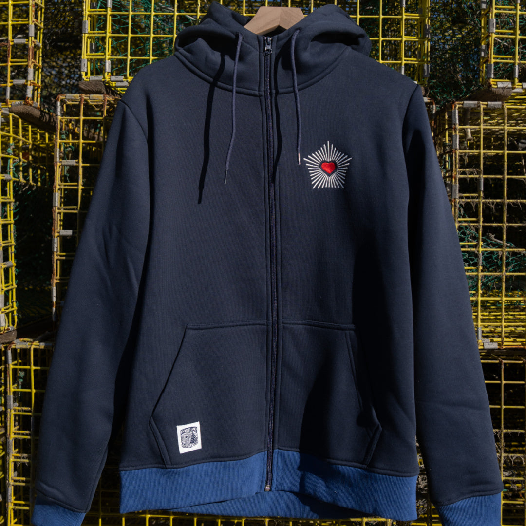 Hearts Pitch Full-Zip Hoodie – Hearts of Pine SC