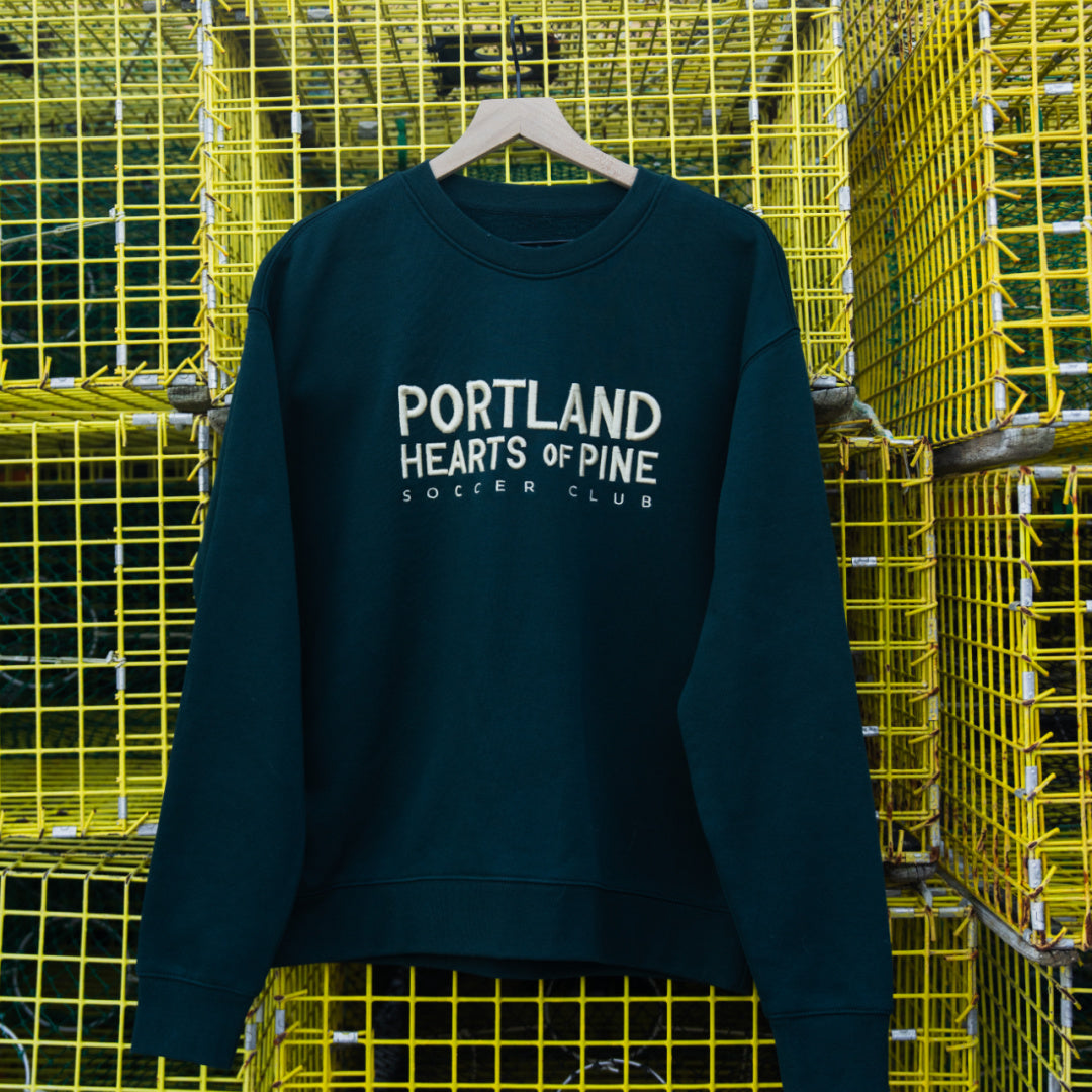 Portland Hearts of Pine Embroidered Crewneck