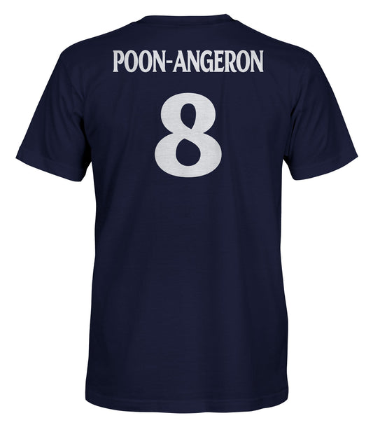 Customized Poon-Angeron #8 Player Shirt