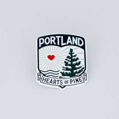 Hearts of Pine Crest Pin