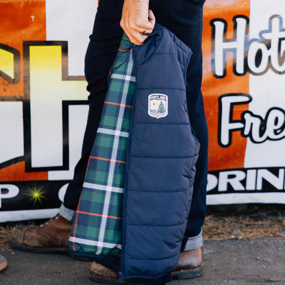 Navy Puffer Vest