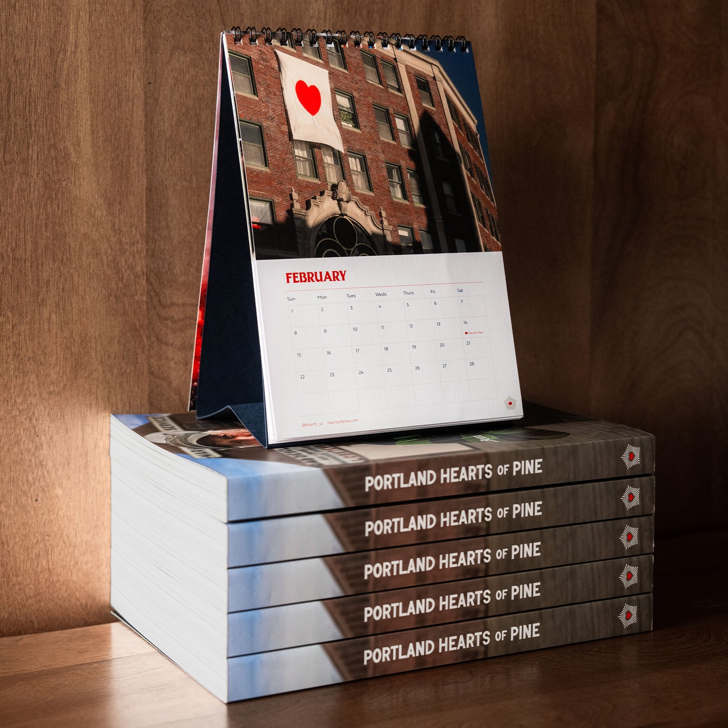 2026 Calendar and The Portland Hearts of Pine Book Bundle