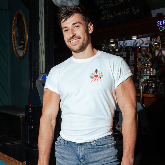 2026 Hearts of Pride Rainbow Dirigo Heart T-Shirt