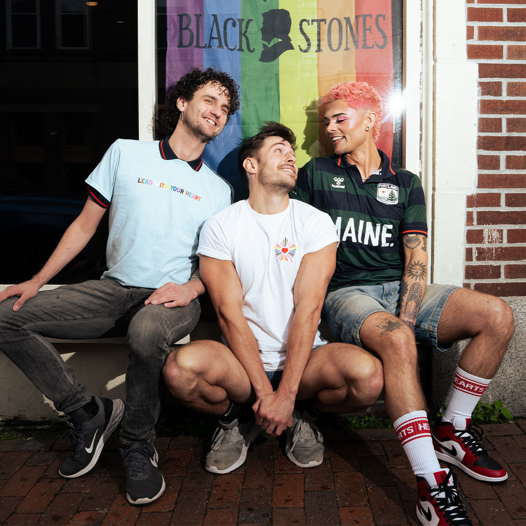 2026 Hearts of Pride Rainbow Dirigo Heart T-Shirt