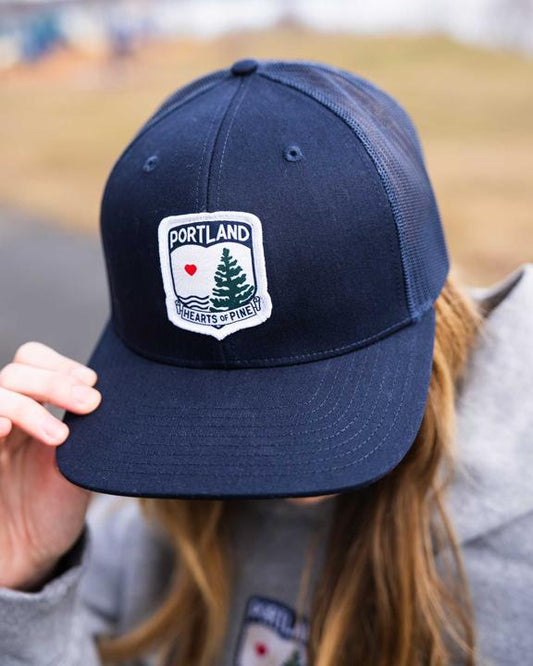 Hearts Crest Trucker Hat