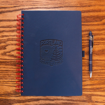 Portland Hearts of Pine Notebook + Pen
