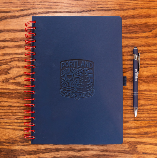 Portland Hearts of Pine Notebook + Pen