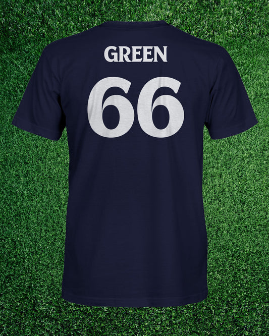 Customized Green #66 Player Shirt