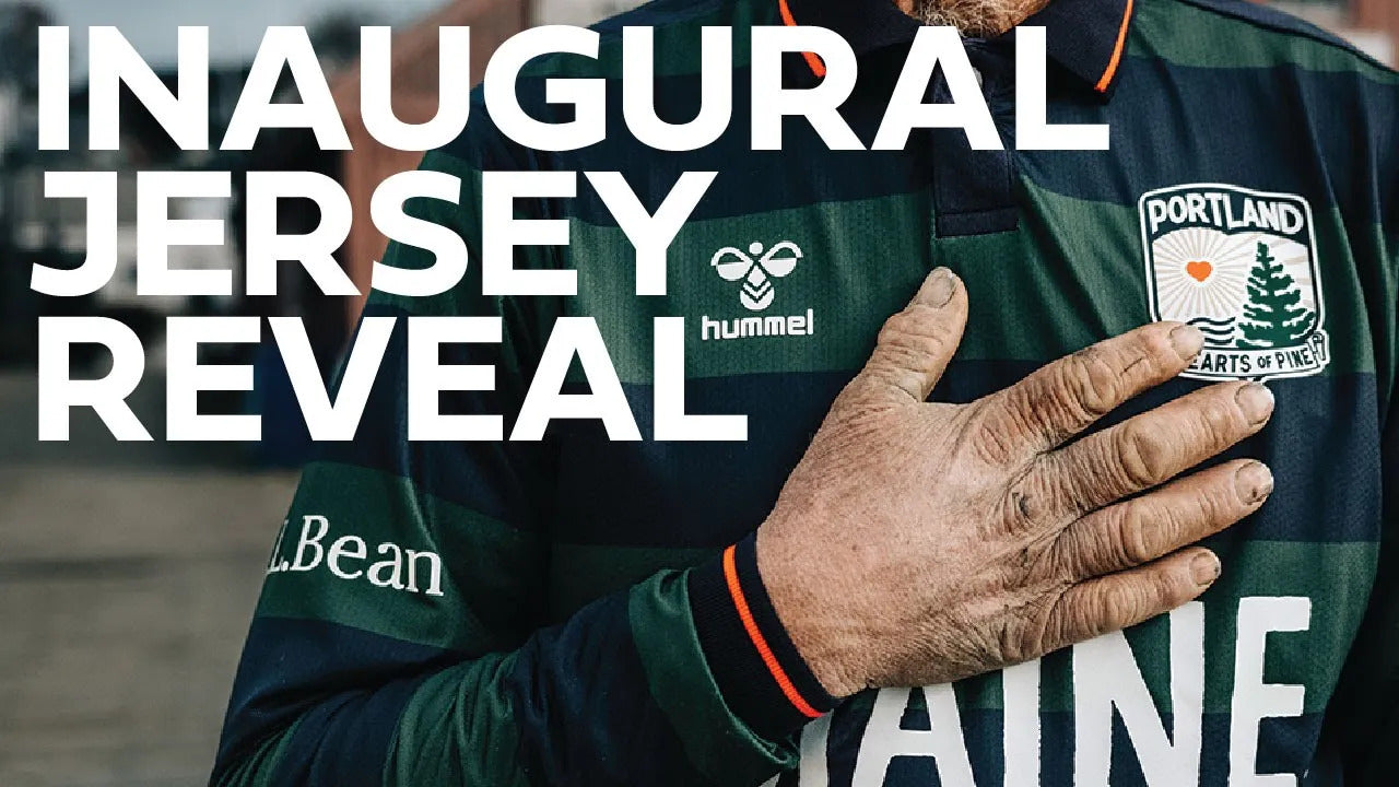 Load video: hearts of pine woods &amp; water jersey reveal video