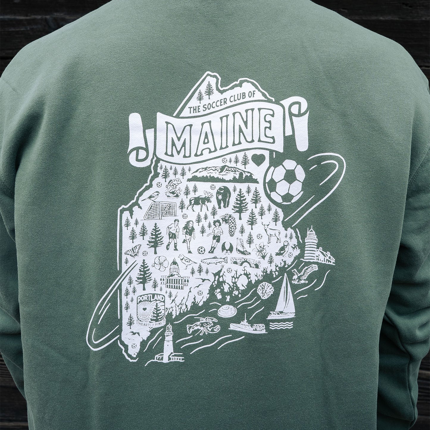 The Soccer Club of Maine Crewneck